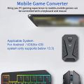 Mix Pro Keyboard and Mouse Converter 4 in 1 Mobile Game Combo Pack | Gaming Keyboard Mouse Adapter with Customized Key Mapping | Wired Game Converter for Android iOS | PUBG COD Mobile Gaming Controller Emulator | Plug & Play Gaming Accessories. 