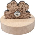 1Set Tabletop Yarn Cutter with Thread Cutting Tools with Anti-Slip Stand Wood. 