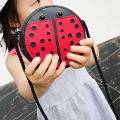 NAMUNY 2X Ladybug Cute Children's Shoulder Bag Personality Wild Purse Mini Accessories Bag. 
