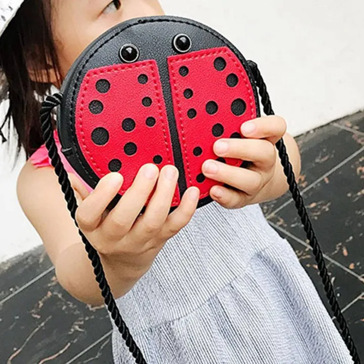 NAMUNY%202X%20Ladybug%20Cute%20Children's%20Shoulder%20Bag%20Personality%20Wild%20Purse%20Mini%20Accessories%20Bag%20-%20Image%204