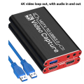4k 1080p HD Video Capture Card HdTV Camera Recording Box. 