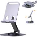 Mobile Phone stand for Desk / Bed , 360° Degree Rotating,adjustable Foldable Cell Phone Holder,Aluminum Office Desk Accessories All Phones. 