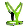 Work Fishing Sports Vest LED Reflective Vest Double-sided Lighting High Visibility Night Running Light Up Vest Night Warning Adjustable Waist/Shoulder Running Gear Cycling. 