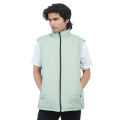 3 Layer Windproof Puffer Half Sleeves Winter Jacket For Men.. 