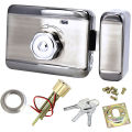 Door Security Access Electric Door Lock With Swiping Card Single Cylinder 12V DC Intelligent Remote Control Rim Lock. 