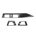 Carbon Fiber Center Console Panel Trim for 320Li F30 F35 13-19. 