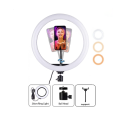 LED Selfie Ring Light Set 210 CM Tripod And Phone Holer Dimmable LED Ring Lamp Photo Video Camera Phone Light Ringlight For Live YouTube Fill Light. 