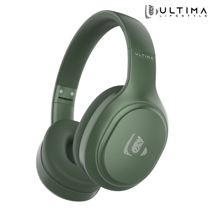 (New Launch) Ultima Bass 430 Headphones with 60 Hrs Playback Time, Ultima Supreme Sound, Game Mode (40ms), 40mm Drivers, Bluetooth Headphone, Voice Control, Environmental Noise Cancellation Wireless Over The Ear Headsets, Clear 4 Mic for Calls, BT 5.4
