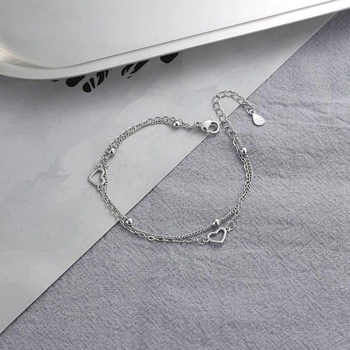 Silver%20Double%20Layers%20Love%20Heart%20Bracelets%20For%20Women%20Girls%20Elegant%20Birthday%20MNP%20-%20Image%206