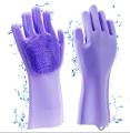 Bizzy Magic Rubber Silicone Dish Washing Gloves. 