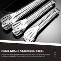 Stainless Steel Utility Serving Cooking Food Kitchen Tong 23 cm With Ergonomic Design. 