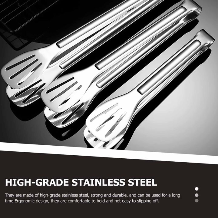 Stainless%20Steel%20Utility%20Serving%20Cooking%20Food%20Kitchen%20Tong%2023%20cm%20With%20Ergonomic%20Design%20-%20Image%207