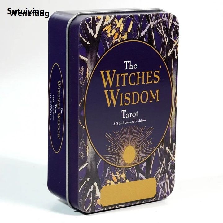 Wenefang%20Sutuiying%2010.3*6cm%20The%20Witches%E2%80%99%20Wisdom%20Tarot%20Deck%20In%20A%20Tin%20Box%20with%20Green%20High%20Quality%20Luxury%20Gilded%20Edges%2078%20Pcs%20Tarot%20Cards%20with%20Guidebook%20for%20Beginners%20-%20Image%202
