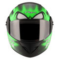 Vega Cliff Devil Gloss Black Neon Green Helmet. 