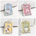 Cartoon Card Case Kawaii  Pendant Cartoon Protective Case Protective Case ID Card Cover ID Card Cover Lady. 