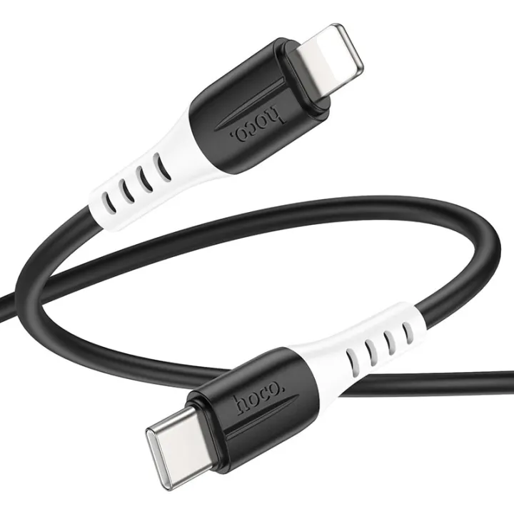 Hoco%20X82%20Silicone%20Anti%20Bending%203A%201M%20Type%20C%20PD%20to%20Lightning%20Cable%20For%20iP%20X,%2011,%2012,%2013,%2014,%20Pro%20and%20Max%20Series%2020%20Watt%20Charger%20-%20Image%202