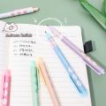 Cute Kawaii Animals Press Pen Six Little Friends 0.5mm Black Ink Gel Pens School Office Supply Student Student Stationery. 