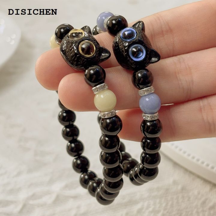 DISICHEN%20Portable%20Cute%20Big%20Eye%20Cat%20Luminous%20Bracelets%20For%20Women%20Cartoon%20Animal%20Pendant%20Beaded%20Hand%20Chain%20Friendship%20Couple%20Bracelet%20Jewelry%20Gift%20-%20Image%203