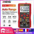 【Best Lrice】MAXRIENY Digital Multimeter Dual Mode Voltage Non-contact DC AC Current Live Wire Meter With LCD Display LED Indicator. 