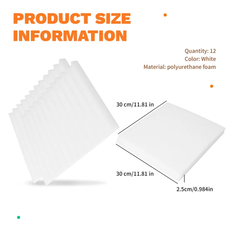 12Pcs%20Acoustic%20Foam%20Board,Studio%20Wedge%20Tile,%20Wall%20Panel,%202.5X30X30cm%20-%20Image%205