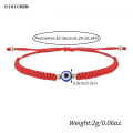 DISICHEN Original New Prayer Hand of Fatima Evil Eye Braiding Bracelet Red Black Blue Color Nylon Thread Lucky Couple Bracelet Jewelry Men Women. 