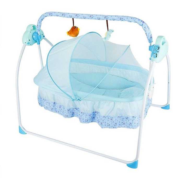 Baby Cradle Electric Baby Swing with Mosquito Net Daraz .np