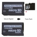 for PSP Memory Stick Adapter, Micro to Memory Stick for DUO Card for Sony Portable Camera Handycam Support. 