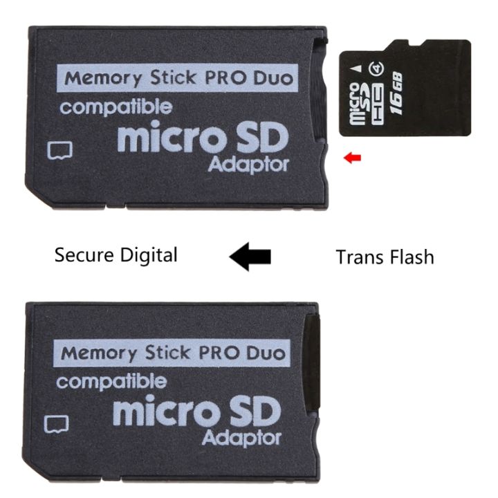for PSP Memory Stick Adapter, Micro to Memory Stick for DUO Card for Sony Portable Camera Handycam Support