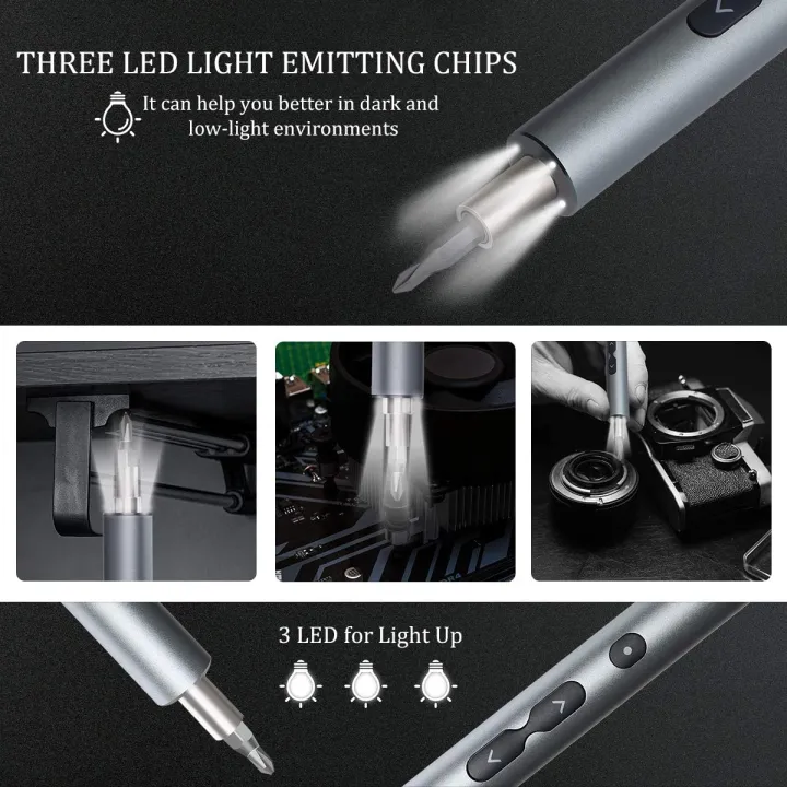 Precision%20Electric%20Screwdriver%20-%2028%20IN%201%20Cordless%20Rechargeable%20Screwdriver%20Sets%20Magnetic%20-%20Battery%20Power%20Screwdriver%20Pen%20Perfect%20for%20Laptop/Cell%20Phone/Watch/PC/Camera%20Repair%20Tool%20Kit%20-%20Image%206