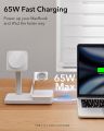 ESR 65W 5 in 1 MagSafe Charger Charging Station Stand (HaloLock) Powered by GaN Magnetic Wireless Charger. 