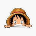 Monkey D. Luffy Sticker | Best for Laptop , Notebooks , luggage decoration. 