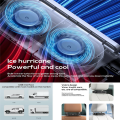 Electric Car Fans for Rear Seat Passenger Portable Headrest Backseat Car Fan with Three Speed Regulation for SUV Black. 