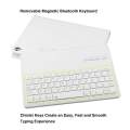 IPad Air 2 Keyboard Case IPad Pro 9.7 Inch Keyboard Cover With Removable Magnetic Bluetooth Keyboard And Multi-Angle Stand. 