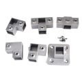 Rack 20x20mm Square Tube 30mmx30mm 25x25mm Three-way Square Connector Accessories Fixed Pipe Clamp Pipe Fixed Joint Outer Diameter: 20-21mm. 