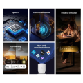 SNZB-06P Zigbee Human Presence Sensor Presence Detection Light Sensing for Smart Home Work with Alexa Home Easy to Use. 