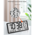 LCD Digital Alarm Clock with Temperature Sensor Desktop & Wall Mountable Manual & Automatic Display Adjustability Durable Easy Install Easy to Use. 