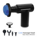 Rechargeable 6 Gear Hot And Cold Compress Digital Display Massage Gun. 