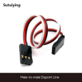 Sutuiying Rc Aircraft Model Four Axis/six Axis Accessories Male To Male Servo Fifty percent discount Extension Line Flight Control Connection Line 10/15/20/30/50. 