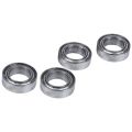 ZOROOM 10Pcs Miniature Sealed Metal Shielded Metric Radial Ball Bearing Model: MR106-ZZ 6X10X3mm & 10Pcs MR74-ZZ 4x7x2.5mm. 