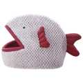 Fish Shaped Cat Small Size Cat Bed Maroon Nest By Crown Aquatics. 