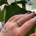 Minimal/Simple 3 Metal Ring Design for Women (Silver, Copper and Brass). 