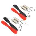 Coreless Motor Propeller 45MM Spare-Part Blades CW CCW Tightly Fitted with 0.8MM Shaft Small Drone Replacement Accessories. 