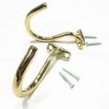 2 Pieces Snooker Billiard Table Cue Brass Hook Suit for Hold Bridge Stick Pool Rack Billiard Table Cue Brass Hook. 