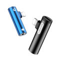 NEW 【7efc9af3】USAMS 2 in 1 for apple to 3.5mm headphone adapter charging cable converter for iPhone xs xr x 8 7 6 charger Audio. 