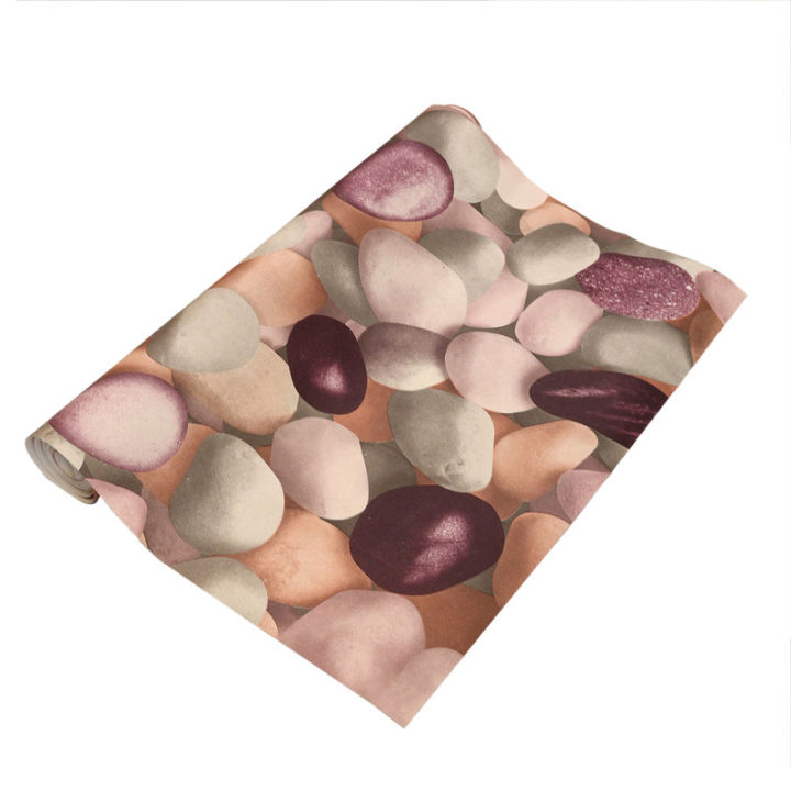 Pebbles Design Fancy Wallpaper 57 Sq. Ft