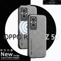 OPPO Reno 7Z 5G/Reno 8Z 5G Phone Case Fashion Luxury Leather Soft Silicone All Inclusive Lens New Protective Cover Reno7 Z 5G/Reno8 Z 5G EL005. 