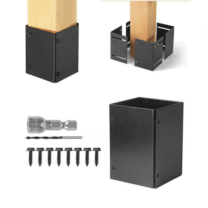 Post%20Base%20Protectors%20Guard%20for%20Wooden%20Mailbox%20Bracket,%20Protect%20Pavilion%20Deck%20Railing%20From%20Lawnmower%20-%20Image%202