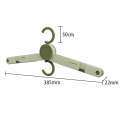ARELENE Portable Folding Clothes Hanger with Clips, Multi-Functional Drying Rack for Clothes and Shoes,Sturdy Travel Accessory A. 