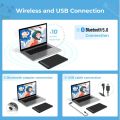 Deco LW Wireless Drawing Tablet- 10x6 Bluetooth Graphic Tablet with Battery-Free X3 Digital Stylus Wireless Drawing PAD Compatible with Chrome, Windows 11, Linux, Mac, and Android (Black). 