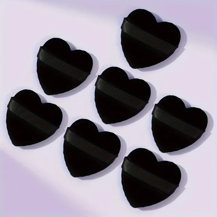 MAANGE%207Pcs%20Reusable%20Soft%20Heart%20Shape%20Velvet%20Powder%20Puff%20Mini%20Face%20Makeup%20Washable%20Sponge%20MAG51398-7%20-%20Image%206